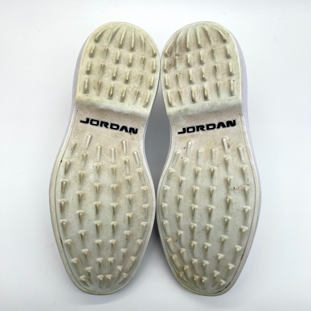 Jordan ADG 4 Golf Shoes Mens 7 White Black Leather Elephant Print DM0103-110 - Picture 9 of 11